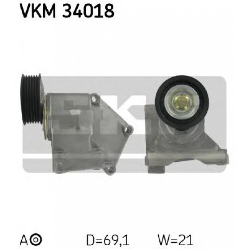 VKM 34018 SKF Натяжний ролик